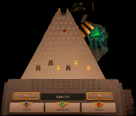 Variaciones de los juegos de Plinko.